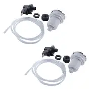 2x 16A On/Off Push Button Switch for Jetted Whirlpool Bath Tub Spa Jet System