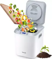 2.5L Electric Kitchen Composter, Indoor/Outdoor Composting Bin for Home Use