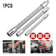 Heavy Duty 1/4 3/8 1/2 Socket Extension Rod Adapter Ratchet Wrench Set