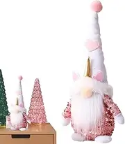 Valentine's Day Decoration - Valentine's Day Funny - Faceless Doll Figure Decoration - Sequin Design Decorative Tools for Desk Sofa Bookcase Work Table Night Tisc