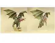 Dust 1947 Tactics Studio Mythos Spawn of Cthulhu PROXY (Two Models) 3D Printed