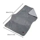 80x45cm Graphene Electric Blanket Single Blanket Gray
