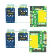 Two Msata SSDs to Two SATA3.0 with Frame Bracket Two SATA3 Adapter