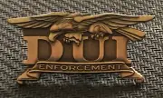 DUI - Driving Under the Influence - ENFORCEMENT-antique brass version Lapel Pin