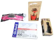 Kitchen Junk Drawer Pie Bird Root Cup Garlic Chopper 4x6 Index Cards