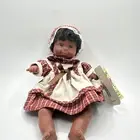 Vtg Palm Pals Doll Gi Go 1997 8" Bean Bag Happy Kids Girl Expressive Face NWT