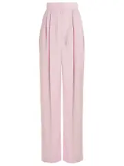 [Mcqueen] Mcqueen-With Front Pleats Pantaloni Rosa-Donna 38IT Pink