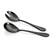 2pc Stanley Rogers Albany Salad Servers Spoon/Fork Serving Utensils Set Onyx