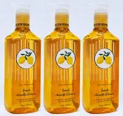 3 Bath & Body Works FRESH AMALFI LEMON Cleansing Gel Hand Soap 8.0 oz