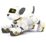 Remote Control Robot Dog Toy for Kids, Programmable Robotic Puppy, Smart Gold