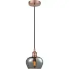 Innovations Lighting 616-1P-AC-G93-LED Edison Fenton Mini Pendant Antique Copper