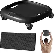 Exercise Wheel, Abdominal Wheel Board, Waist Strength Trainer with 360 Degree Rotating Motion and Portable Design for Indoor Exercise or Home Gym Use, 1 Piece