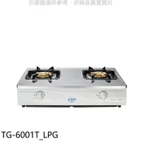 在飛比找蝦皮商城優惠-莊頭北【TG-6001T_LPG】二口台爐TG-6001T瓦