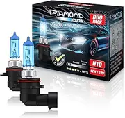 2 x H10 12 V 42 W Xenon Look Effect Halogen Bulbs Light Look by Diamond Vision Super White 8500 K Longlife Nightbreaker E-Mark Fog Light Low Beam High Beam PY20D
