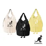 KANGOL斜背帆布水桶包 斜背包 後背包 肩背包 手提包 KANGOL包 兩用包 小包 隨身包 兩用包