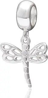 [ABAOLA] Dragonfly Charm 925 Sterling Silver Beads fit on Pandora Women Charms Bracelets
