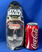 REPUBLIC GUNSHIP Star Wars TITANIUM SERIES Die Cast Vehicle MICRO MACHINES Mini