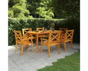 Garden Table Solid Wood Acacia