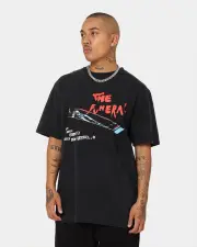 [YUNGBLUD] Yungblud Universal Music X Yungblud The Funeral Vintage T-shirt Washed Black - Size XL XL Washed Black