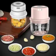 300ml Wireless Handheld Garlic Slicer Masher Electric Food Chopper Processor