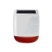 Wireless Solar Powered Sound Alarm Siren Strobe System 433MHz