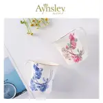 【英國AYNSLEY】紅藍玫瑰 骨瓷約克馬克杯對杯組 250ML 喬遷禮 入厝禮 母親節