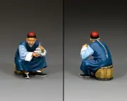 KING & COUNTRY THE STREETS OF OLD HONG KONG HK292M CHINESE MAN ENJOYING TEA MIB