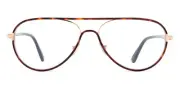 Tom Ford FT5897-B Sunglasses Men Red Havana 57mm New 100% Authentic