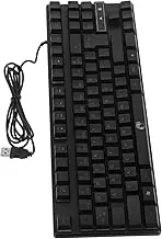 BELLIFFY 87-Key Mechanical Keyboard Backlit Gaming Keyboard for Ergonomic Layout