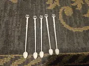 5 NEW McDonald's McDonalds Coffee Spoon Spoons, Stir Tea Stirrers