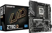 Gigabyte Z790 D Motherboard - Supports Intel Core 14th Gen CPUs, 12+1+1 Phase Digital VRM, up to 7600MHz DDR5 (OC), 3xPCIe 4.0 M.2, 2.5GbE LAN, USB 3.2 Gen 2