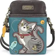Cell Phone Purse - Chala Crossbody Cell Phone Handbag - PU Leather or Canvas