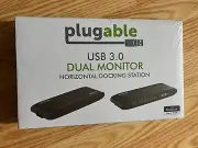 Plugable USB 3.0 Dual Monitor Horizontal Docking Station