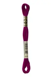 DMC - Color # 915 - (Bougainvillea) -- Embroidery Floss -- Per Skein
