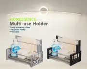 KITCHEN ORGANIZER,SOAP DISPENSER STORAGE BASKET, SPONGE DRAINER RACK & HOLDER