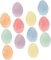 Eggs-shaped Chalk Set 12pcs Vibrant Erasable Dust Safe Fun Chalk for Children Adults