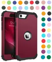 For iPhone SE 2020/2022 2nd 3rd Gen Case Shockproof Heavy Duty Hard Cover Silico