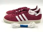 Size 9.5- Adidas Men's Campus 80S Shoes, Collegiate Burgundy/Cloud White.
