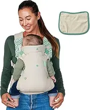Infantino Flip Advanced 4-in-1 Carrier with Bib - Ergonomic, Convertible, face-in and face-Out Front and Back Carry for Newborns and Older Babies 8-32 lbs