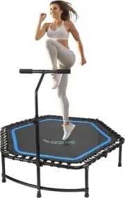 50" Mini Trampoline Rebounder Max Load 200KG, Fitness Trampolines