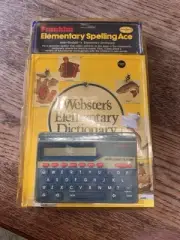 Vintage Electronic Franklin Elementary Spelling Ace W/ Dictionary 1989 NOS