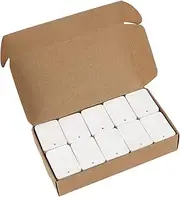 jijAcraft 1000Pcs Price Tags, White Clothing Tag for Retail, Small Kraft Paper Labels for Labeling Price, Size, Number, Writable Price Tags for Business Supplies Selling Jewlry, Clothes (1.9" X 1.4")