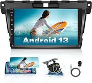 (1+32G) for 2006-2012 Mazda CX7 Android 13 Radio, Roinvou 9 Inch Touch Screen Radio Dash Kit with Backup Camera, in-Dash GPS Navigation Support Mirror Link Bluetooth WiFi FM
