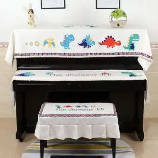 鋼琴罩 鋼琴罩三件套印花鋼琴防塵罩蓋布凳罩鋼琴全罩半罩歐式印花新款