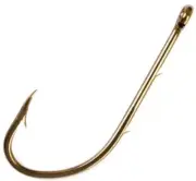 Eagle Claw Baitholder Size 2 Worms & Chunk Bait - 4 Fishing Hooks ( #186A-2)