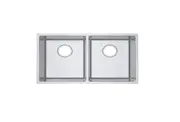 740x440x200mm ACA 1.2mm Handmade 304 Stainless Steel Double Bowls Top/Undermount Kitchen/Laundry Sink
