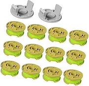 HUVNEXA Line String Trimmer Replacement Spool, 11ft 0.080" Replacement Trimmer Spool, for Ryobi, One Plus AC80RL3 18v 24v and 40v Cordless Trimmers Line Refills Weed Wacker Auto-Feed Twist Single Line