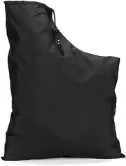 [Jiawu] Leaf Blower Vacuum Bag With Bottom Debris Dump, Zipper and Shoulder Strap - 17.3in X 23.6in Compatible With Most Blowers, Rakes and Vacuums