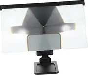 Homoyoyo Foldable Screen Magnifier with Holder - Portable Projector Amplifier Stand for Home and Desk Use - Blue Light Black Color