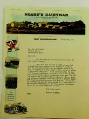 Hoard's Dairyman Cow Aborted the Fetus Affected with "Bang" Wisconsin 1931
